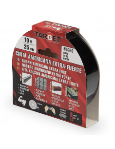 ROLLO CINTA TUBELESS TARGET 10M X 25MM 