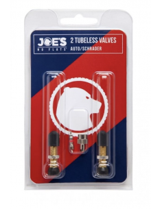 JUEGO 2 VALVULAS JOES TUBELESS STANDARD 