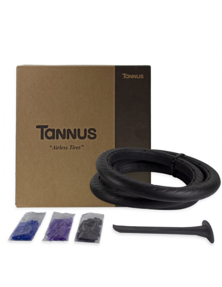 TANNUS NEW SLICK 700X25 25-622 MIDNIGHT, REGULAR MACIZO