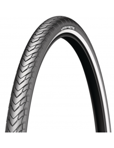 CUBIERTA MICHELIN 700X35C PROTEK FLANCO REFLECTANTE