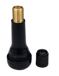 VALVULA MOTO TUBELESS RECTA GOMA LARGA  TR413